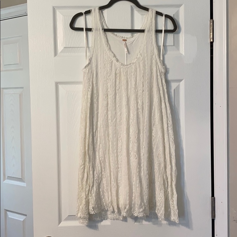 Cream Free People Sun Dress